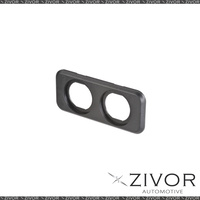 New NARVA Twin Blank Flush Mount Housing Black 81149BL *By Zivor*