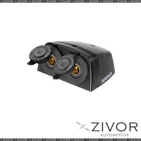 New NARVA HD Twin Surface Mount Socket Merit Black 81162BL *By Zivor*