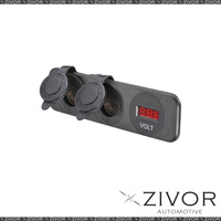 New NARVA HD Twin Surface Mount Socket Accessory/Volt Meter 81180BL *By Zivor*