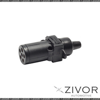 New NARVA 6 Pin Trailer Plug Small Round Plastic 82122BL