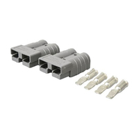 New OEX 50A Genuine Anderson Connector Grey -5 Pairs With Silver Plated Terminal