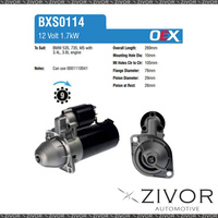 BXS0114-OEX Starter Motor 12V 9Th CW Bosch Style For BMW 320i