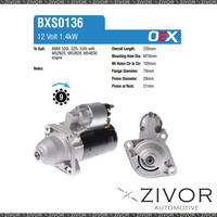 BXS0136-OEX Starter Motor 12V 9Th CW Bosch Style For BMW 318i