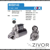 BXS0143-OEX Starter Motor 12V 8Th CW Bosch Style For MITSUBISHI Triton, ML