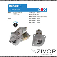 BXS4013-OEX Starter Motor 12V 9Th CW Bosch Style For ALFA ROMEO 147