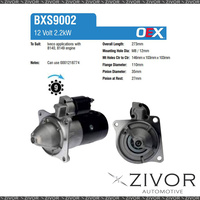 BXS9002-OEX Starter Motor 12V 9Th CW Bosch Style For IVECO Turbodaily, 59.12