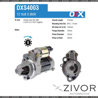DXS4003-OEX Starter Motor 12V 9Th CW Denso Style For HONDA Jazz, GD