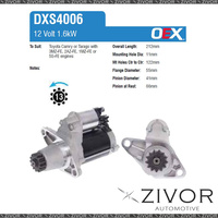 DXS4006-OEX Starter Motor 12V 13Th CCW Denso Style For TOYOTA Camry, ACV40R