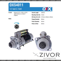 DXS4011-OEX Starter Motor 12V 11Th CW Denso Style For BOBCAT T200