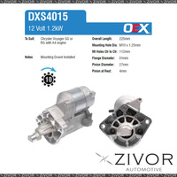 DXS4015-OEX Starter Motor 12V 10Th CW Denso Style For Chrysler Voyager, RG