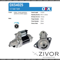 DXS4025-OEX Starter Motor 12V 8Th CW Denso Style For SUZUKI Swift, EZ