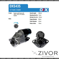 DXS435-OEX Starter Motor 12V 12Th CW Denso Style For TOYOTA LandCruiser, PZJ73