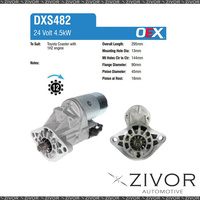 DXS482-OEX Starter Motor 24V 12Th CW Denso Style For TOYOTA Coaster, HZB50R