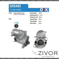 DXS493-OEX Starter Motor 12V 9Th CW Denso Style For KUBOTA T193