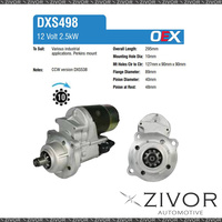DXS498-OEX Starter Motor 12V 10Th CW Denso Style For CASE 433