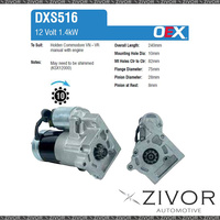 DXS516-OEX Starter Motor 12V 10Th CW Delco Style For HOLDEN Calais, VR