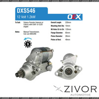 DXS546-OEX Starter Motor 12V 9Th CCW Denso Style For SUBARU Forester, SG9K