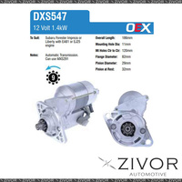 New DXS547-OEX Starter Motor 12V 9Th CCW Denso Style For SUBARU Impreza, GE