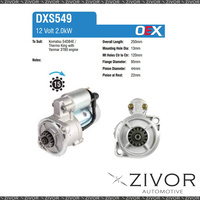 DXS549-OEX Starter Motor 12V 15Th CW Denso Style For THERMO KING RD-II, 50 TCI