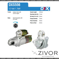 DXS556-OEX Starter Motor 12V 9Th CW Delco Style For HOLDEN Vectra, ZC