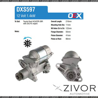 DXS597-OEX Starter Motor 12V 13Th CCW Denso Style For TOYOTA RAV4, ACA38R