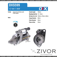 DXS599-OEX Starter Motor 12V 9Th CW Denso Style For HONDA Civic, 8th GEN