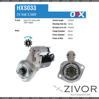 HXS033-OEX Starter Motor 24V 9Th CW Hitachi Style For JOHN DEERE 135D