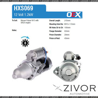HXS069-OEX Starter Motor 12V 8Th CW Hitachi Style For NISSAN Silvia, S14