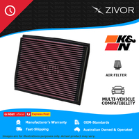 New K&N Performance Air Filter Panel For AUDI A4 B7 8H 1.8L BFB KN33-2209