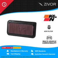 K&N Air Filter Panel For TOYOTA NOAH AZR60 (GREY IMPORT) 2.0L 1AZ-FSE #33-2252