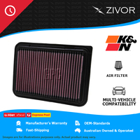 K&N Air Filter Panel For TOYOTA NOAH ZRR70 (GREY IMPORT) 2.0L 3ZR-FE #33-2360