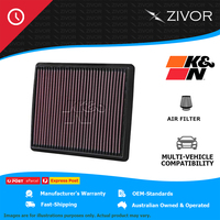 New K&N Performance Air Filter Panel For DODGE JOURNEY JC 2.7L EER #33-2423