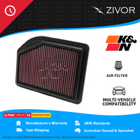 New K&N Performance Air Filter Panel For HONDA CR-V RM 2.4L K24Z9 #33-2477