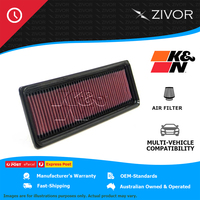 New K&N Air Filter Panel For PEUGEOT 308 T7 1.6L DV6TED4 (9HY/9HZ) #33-2847