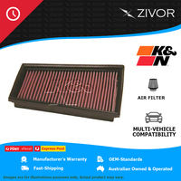 New K&N Air Filter Panel For RENAULT MEGANE K95 DCi 1.5L K9K #33-2849