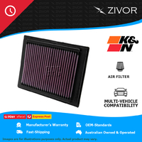 New K&N Air Filter Panel For FORD FIESTA WQ 1.6L Duratec FYJA FYJB #33-2853