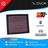 New K&N Air Filter Panel For FORD MONDEO MB XR5 2.5L HUBA B5254T #33-2873
