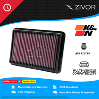 New K&N Air Filter Panel For NISSAN NAVARA D22 2.5L YD25DDTi #33-2980