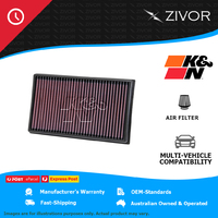 New K&N Air Filter Panel For AUDI A3 8P 2.0L AXW, ABF, BLR, BLX #33-3005