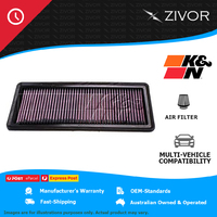 K&N Hi-Flow Air Filter-Reusable For MAZDA MX-5 ND 1.5L P5 SkyActiv-G #33-5040