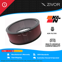 New K&N 127mm Air Filter Round - cotton gauze 1 Year Warranty #E-3760