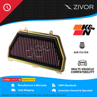 New K&N Performance Air Filter Panel For Honda CBR600RR ABS 599 #HA-6007