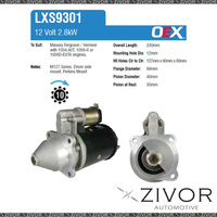 LXS9301-OEX Starter Motor 12V 10Th CW Lucas Style For CASE JX, 85