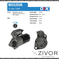 New OEX Starter Motor 12V 8Th CW Mitsubishi Style For MITSUBISHI Outlander ZH