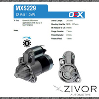 MXS229-OEX Starter Motor 12V 8Th CW Mitsubishi Style For HYUNDAI Terracan, HP