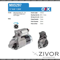 MXS297-OEX Starter Motor 12V 8Th CW Mitsubishi Style For MITSUBISHI Galant, HJ
