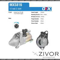 MXS816-OEX Starter Motor 12V 9Th CW Mitsubishi Style For HONDA Civic, 8th GEN