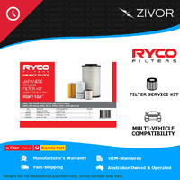 New RYCO 4WD Filter Service Kit For HINO 500, RANGER FG 1628 7.7L J08E RSK118A