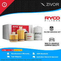 RYCO Filter Service Kit For HINO 300 SERIES XKU710R 916 Hybrid 4.0L N04C RSK129