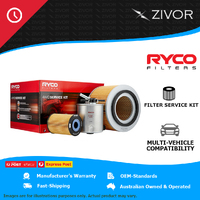 RYCO 4WD Filter Service Kit For NISSAN PATROL Y61 GU 3.0L ZD30DDTi Euro4 RSK30